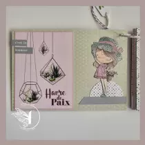 TAMPON NON MONTE FILLE AU BOUQUET