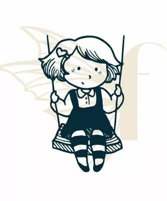 TAMPON NON MONTE FILLE SUR SA BALANCOIRE