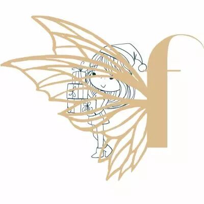 TAMPON NON MONTE PERSONNAGE FILLE AU CADEAU