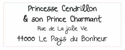 TAMPON NON MONTE PERSONNALISE ADRESSE 1