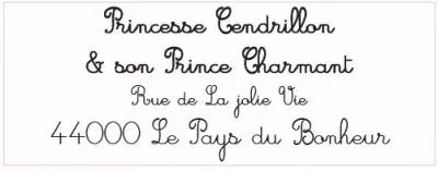 TAMPON NON MONTE PERSONNALISE ADRESSE 11