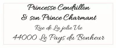 TAMPON NON MONTE PERSONNALISE ADRESSE 5