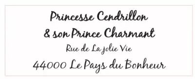 TAMPON NON MONTE PERSONNALISE ADRESSE 7
