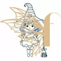 TAMPON NON MONTE SORCIÈRE AU BALAI