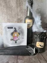 TAMPON NON MONTE SORCIÈRE AU BALAI