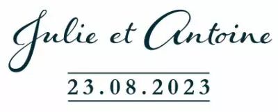 TAMPON PERSONNALISE MARIAGE 7