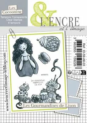 Tampon transparent - Les Gourmandises de Lison - L\'Encre et l\'Image