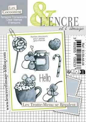 Tampon transparent - Les Trotte-Menu se R�galent - L\'Encre et l\'Image