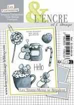 Tampon transparent - Les Trotte-Menu se Régalent - L\'Encre et l\'Image