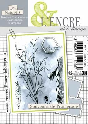 Tampon transparent - Souvenirs de Promenade - L\'Encre & l\'Image