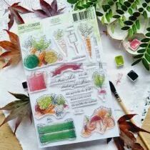 TAMPON TRANSPARENT A5 LEGUMES DE SAISON BOI117