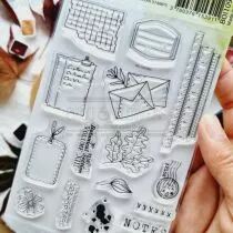 TAMPON TRANSPARENT A6 NOTES D\'AUTOMNE BOI109