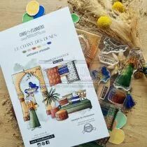 TAMPON TRANSPARENT AMBIANCE ORIENTALE DUN115