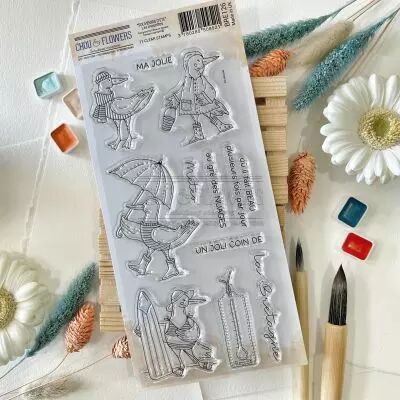 TAMPON TRANSPARENT DL LES MOUETTES BRE126