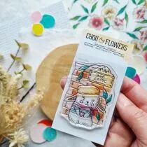 Tampon transparent DOUDOU A PARIS