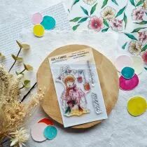 Tampon transparent FILLE GUINGUETTE