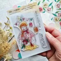 Tampon transparent FILLE GUINGUETTE