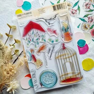 Tampon transparent LA CAGE