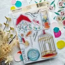 Tampon transparent LA CAGE