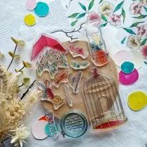 Tampon transparent LA CAGE