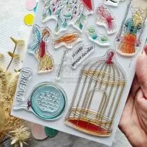 Tampon transparent LA CAGE