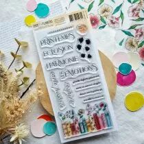 Tampon transparent LES MOTS PRINTEMPS