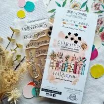 Tampon transparent LES MOTS PRINTEMPS