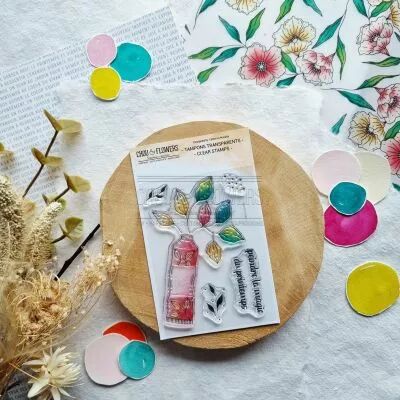 Tampon transparent TUBE DE PEINTURE