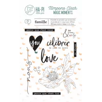 Tampons clear C&eacute;l&eacute;brer l\'amour - HA PI Little Fox