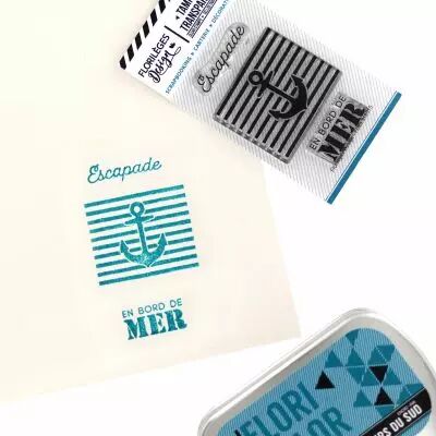 Tampons clear en bord de mer