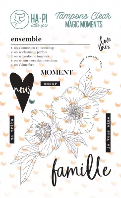 Tampons clear Famille je vous aime - HA PI Little Fox