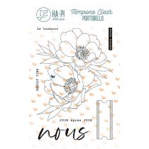Tampons clear Grandes pivoines - HA PI Little Fox