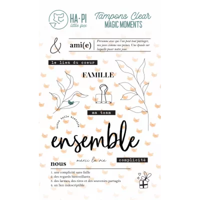 Tampons clear Le lien du coeur - HA PI Little Fox