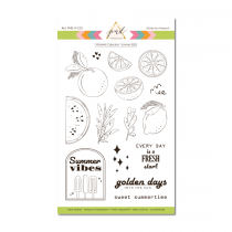 Tampons Transparent - Vitamina - Summer Fruits - PaperNova Design