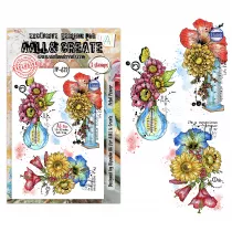 Tampons transparents - petal power