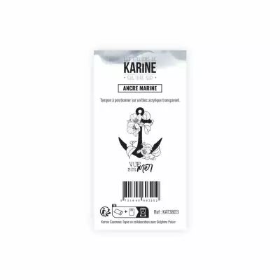 Tampons transparents  Ancre marine