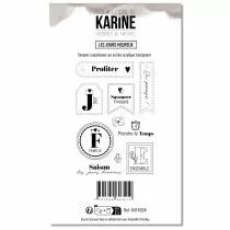 Tampons transparents \ Histoires au Naturel\  Les jours heureux