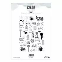 Tampons transparents A4 Focus Urban Stories