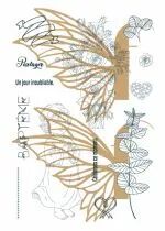 Tampons transparents A6 - bapt&ecirc;me