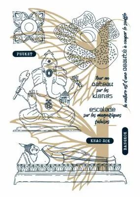 Tampons transparents A6 - bouddha couch�