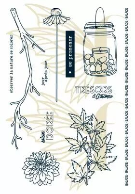 Tampons transparents A6 - branches d\'automne