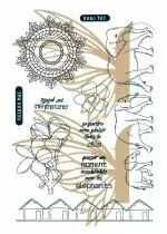 Tampons transparents A6 - bungalow sur pilotis