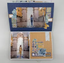 Tampons transparents A6 - champ de lavandes