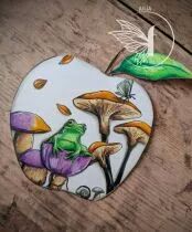 Tampons transparents A6 - champignons