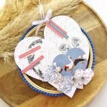 Tampons transparents A6 - cigogne