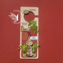 Tampons transparents A6 - cigogne