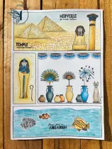 Tampons transparents A6 - égypte