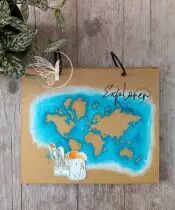 Tampons transparents A6 - étiquette bagage