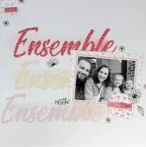 Tampons transparents A6 - flamants rose