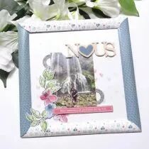 Tampons transparents A6 - flamants rose